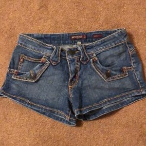 Denim shorts